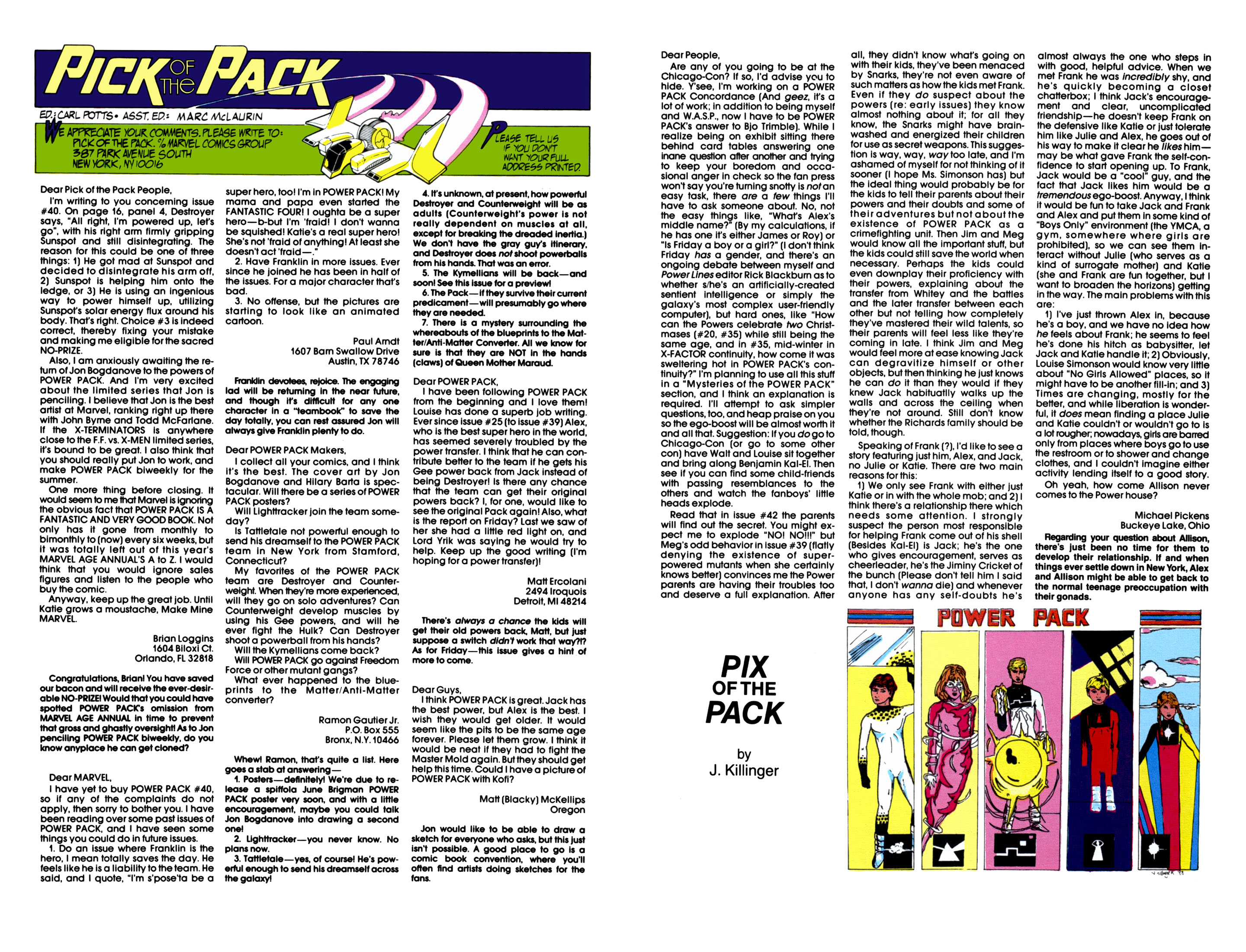 Read online Power Pack (1984) comic -  Issue #43 - 26