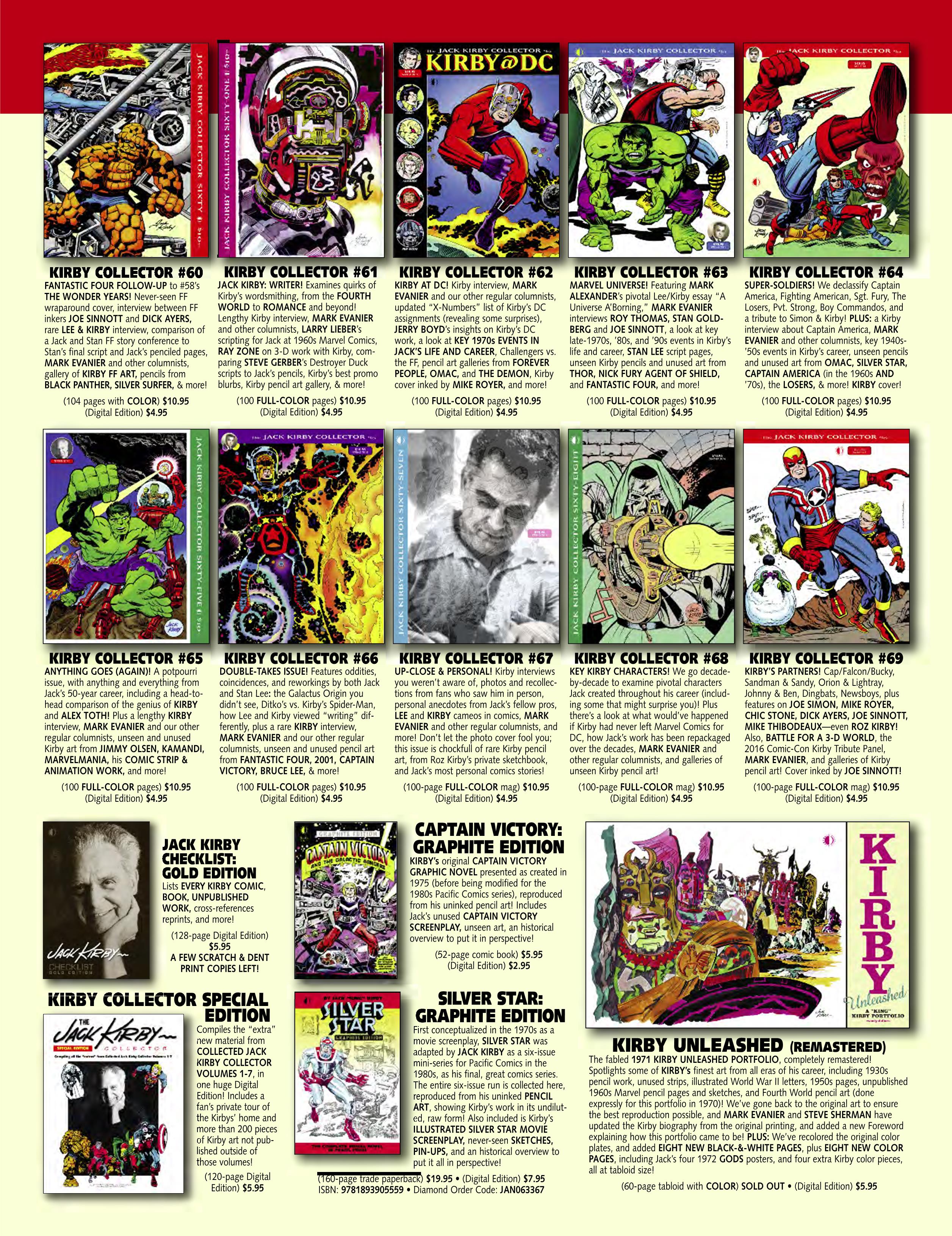 Read online The Jack Kirby Collector comic -  Issue #70 - 93
