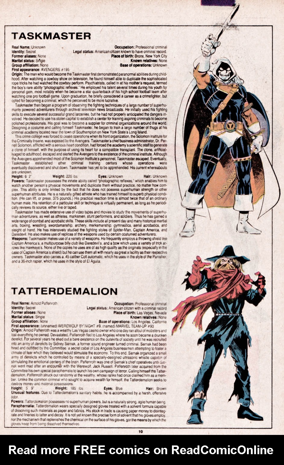 The Official Handbook of the Marvel Universe issue 11 - Page 11