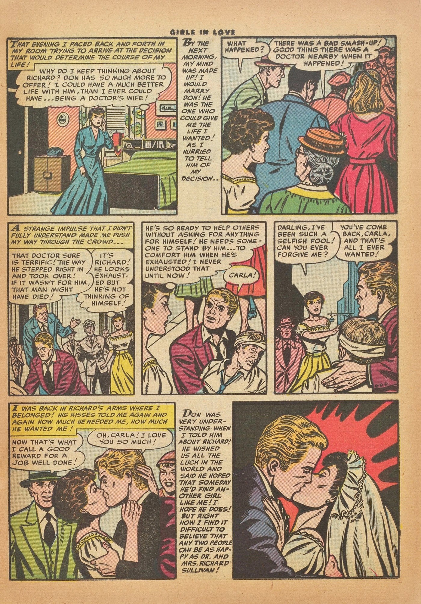 Read online Girls in Love (1955) comic -  Issue #49 - 17