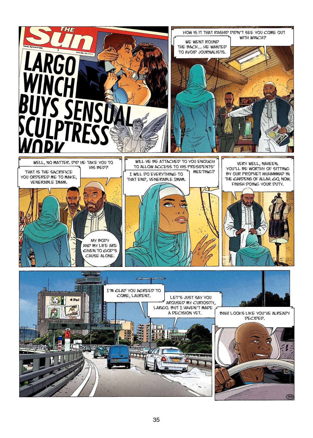 Read online Largo Winch comic -  Issue # TPB 15 - 35