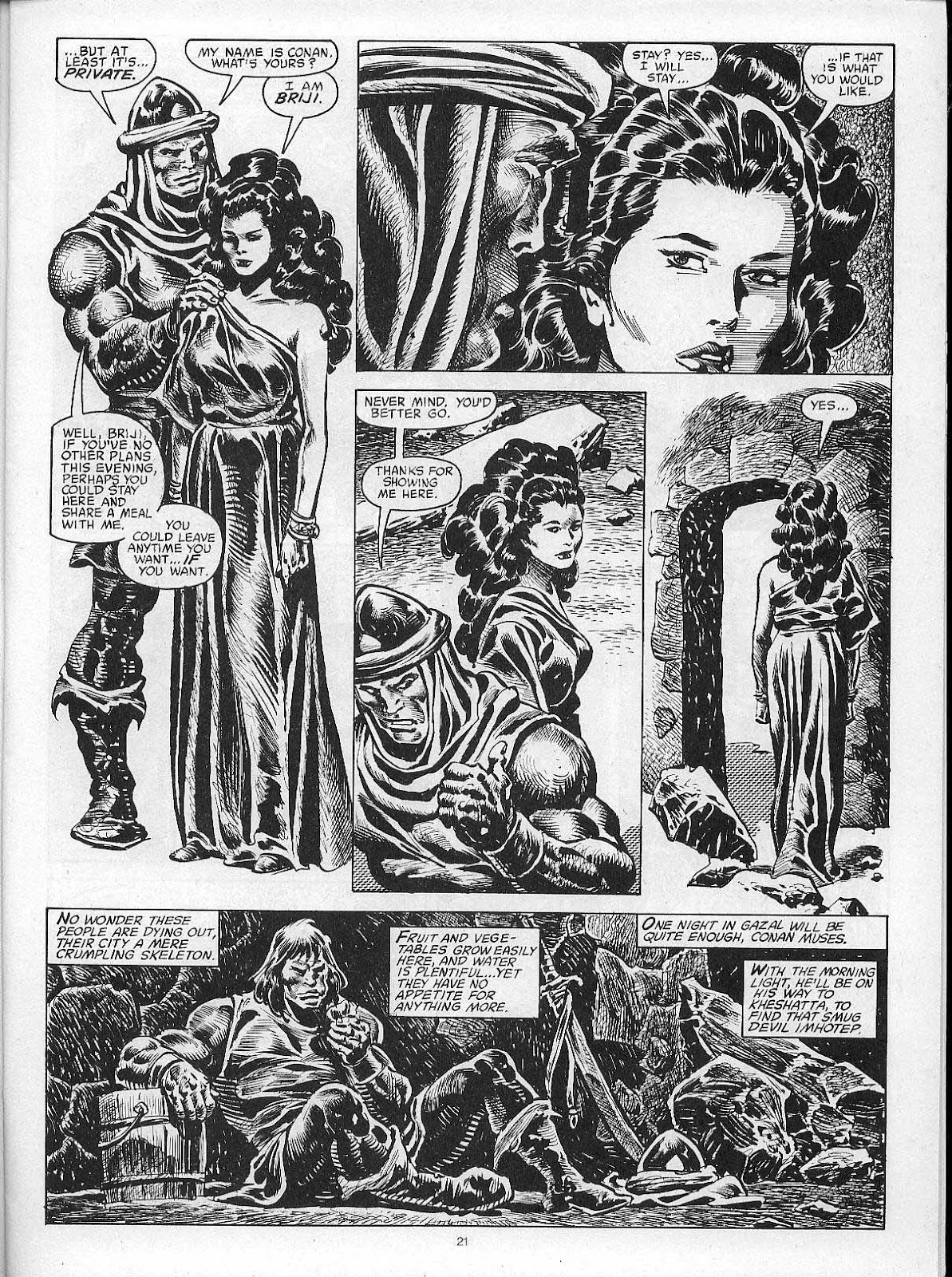 The Savage Sword Of Conan issue 204 - Page 23