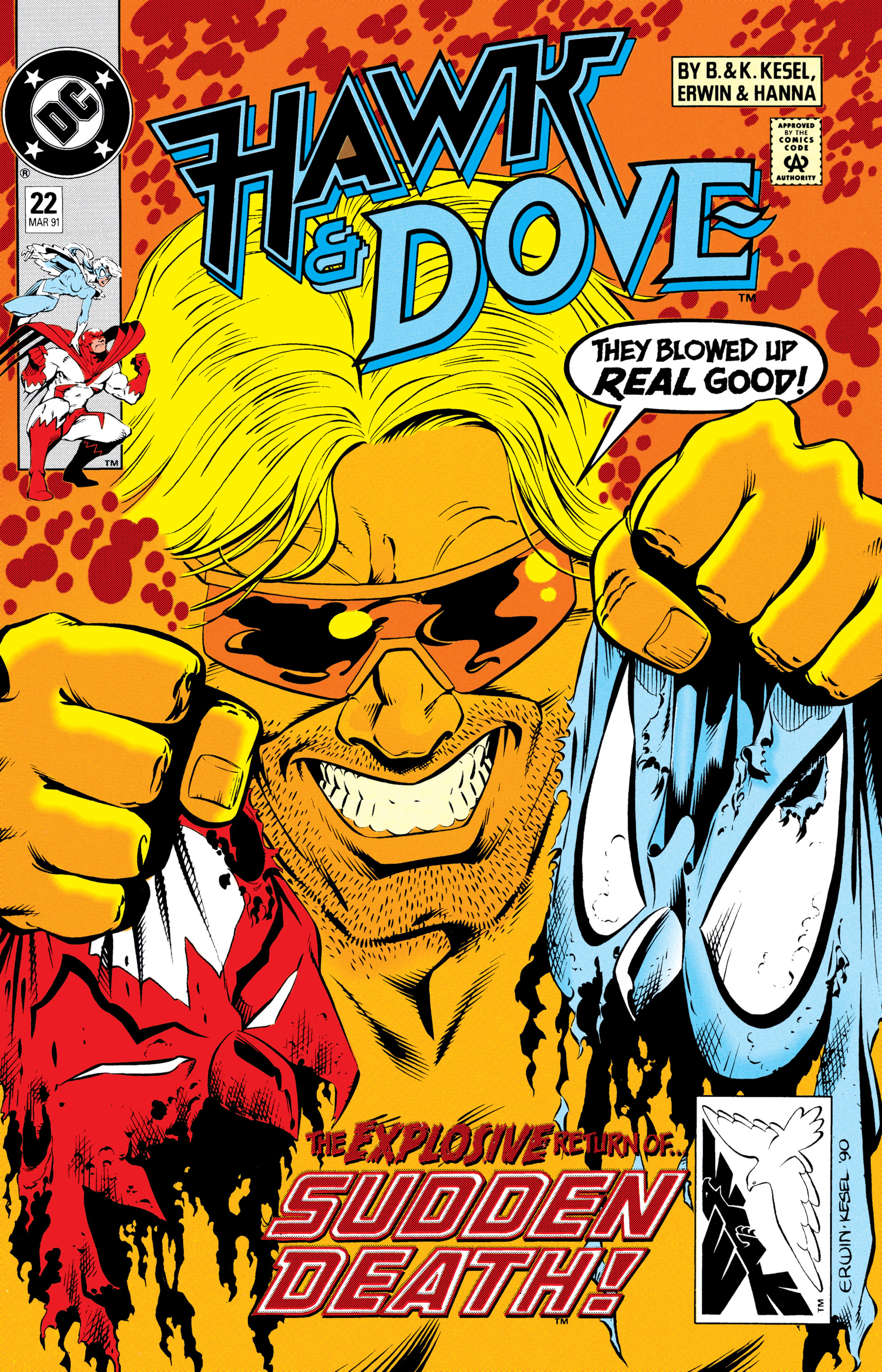 Read online Hawk and Dove (1989) comic -  Issue #22 - 1