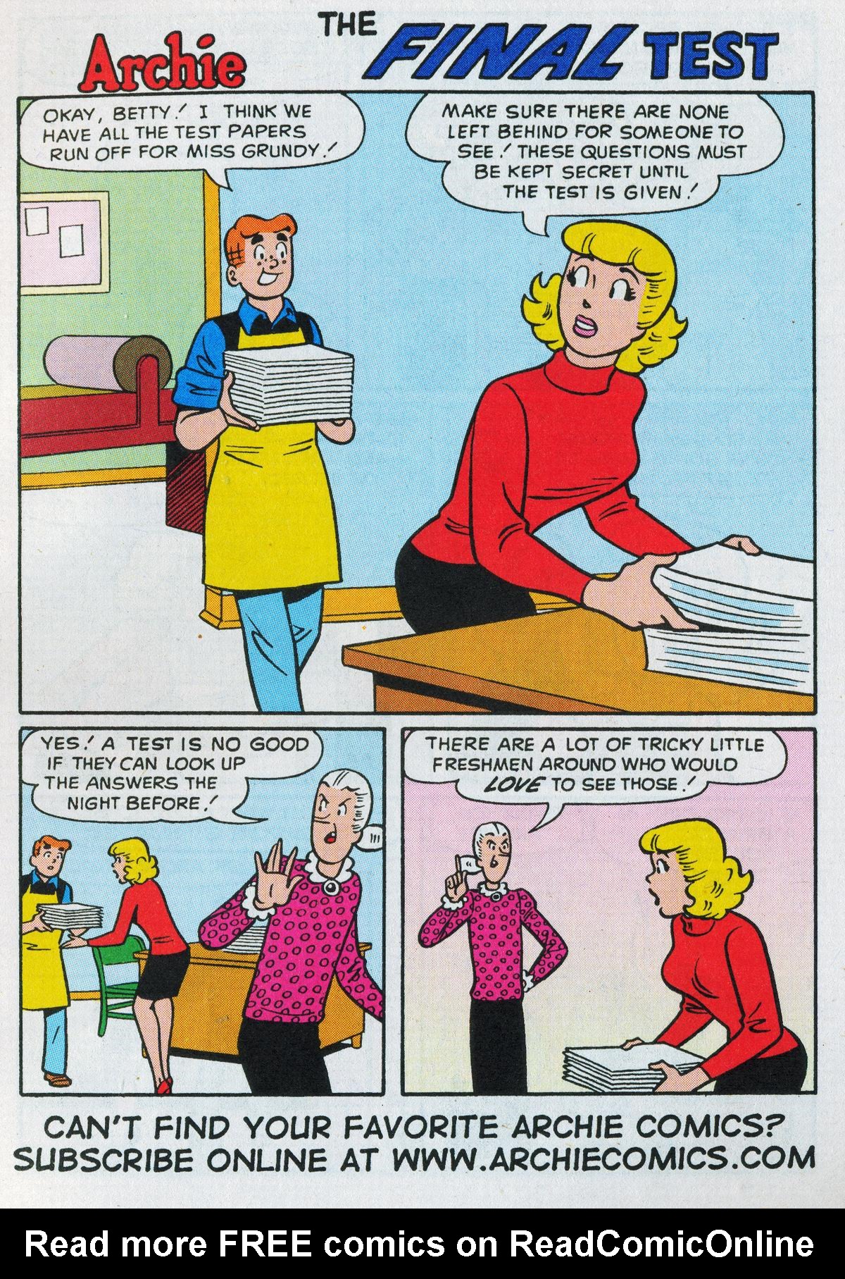 Read online Archie's Pals 'n' Gals Double Digest Magazine comic -  Issue #93 - 119