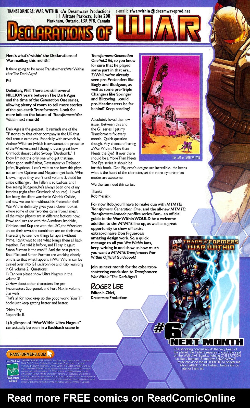 Transformers War Within: The Dark Ages issue 5 - Page 23