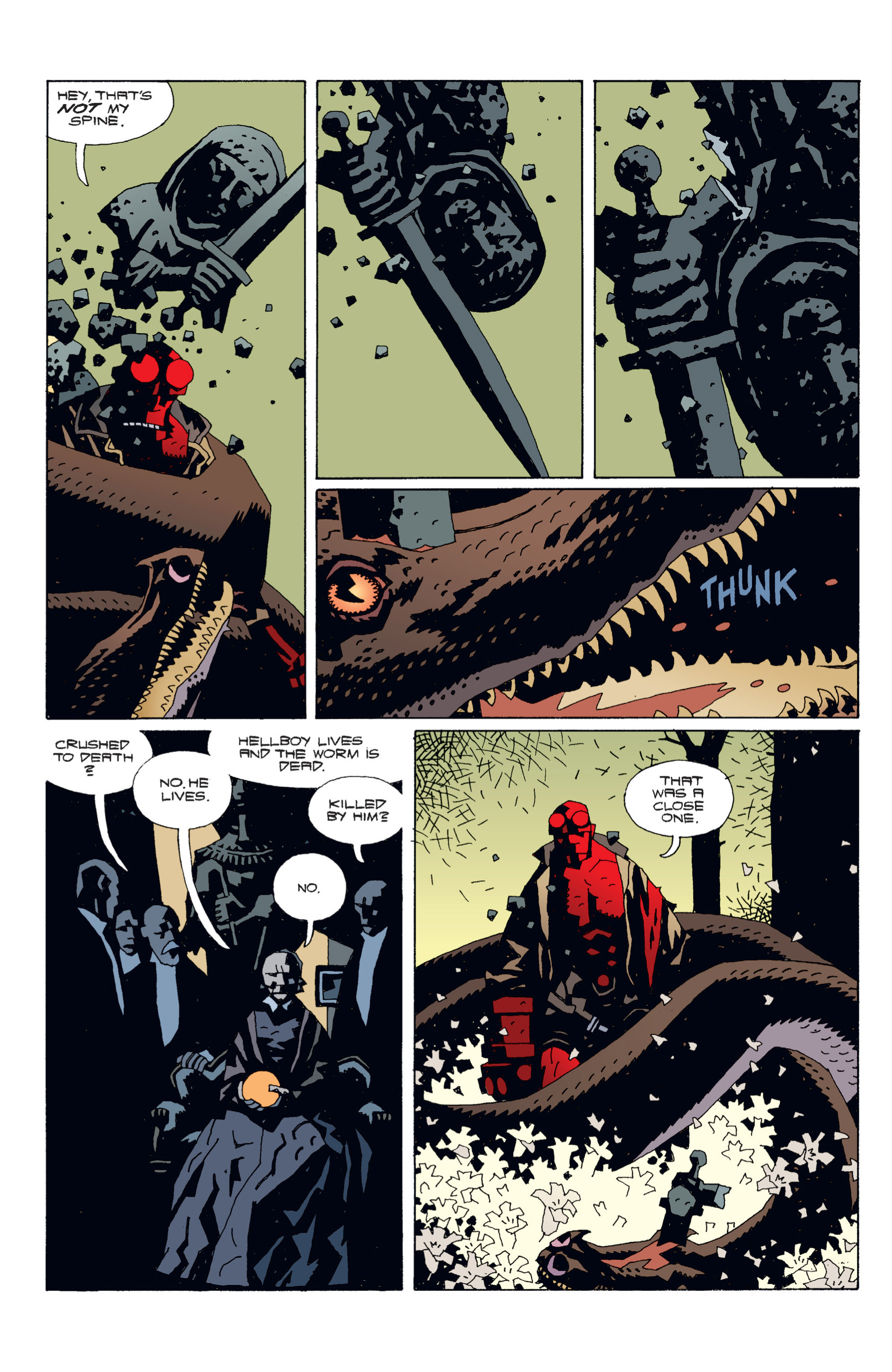 Read online Hellboy comic -  Issue #4 - 17