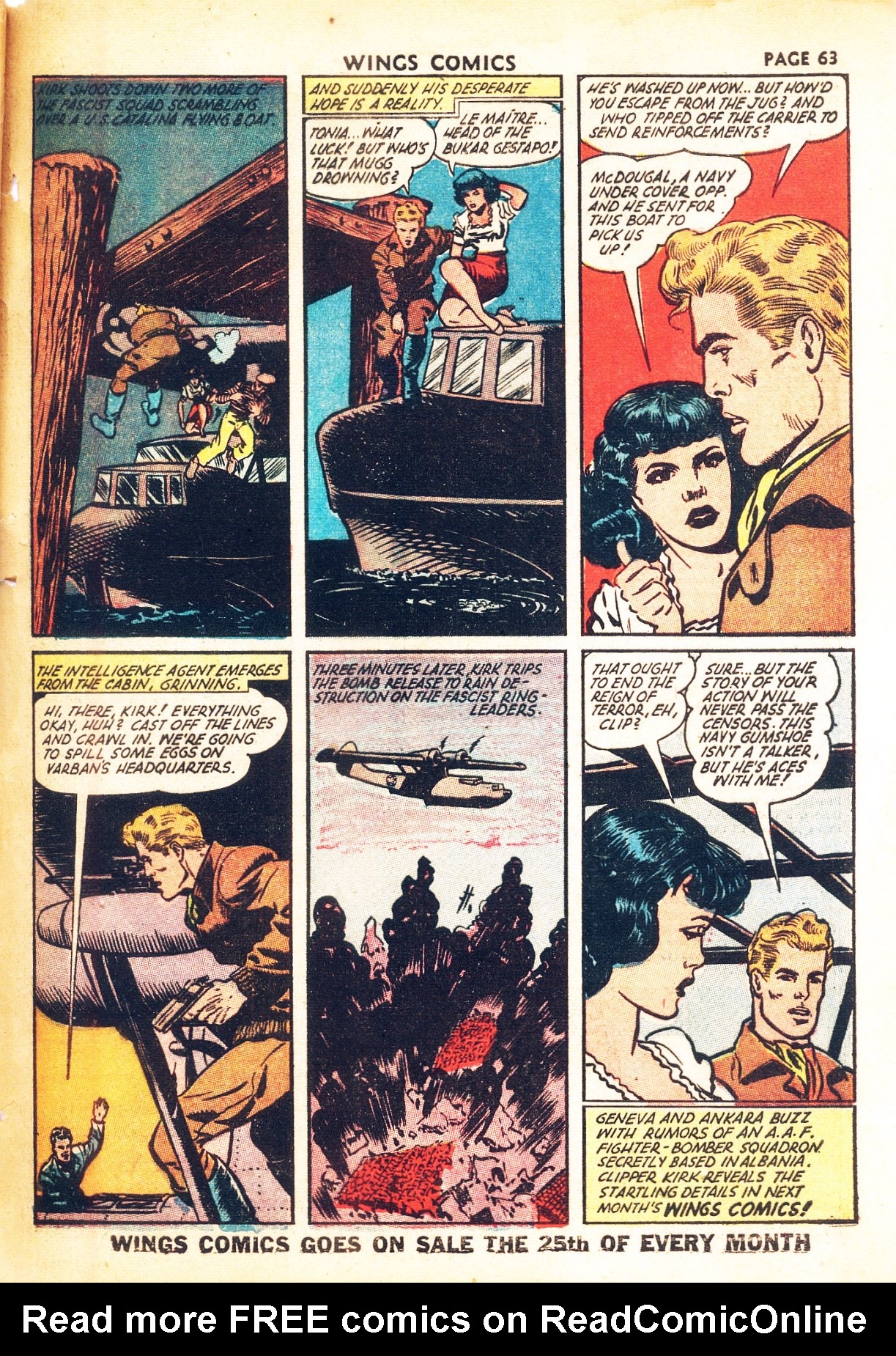Read online Wings Comics comic -  Issue #31 - 64