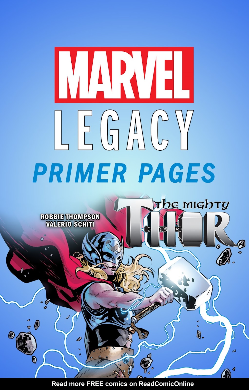 Mighty Thor (2016) issue Marvel Legacy Primer Pages - Page 1