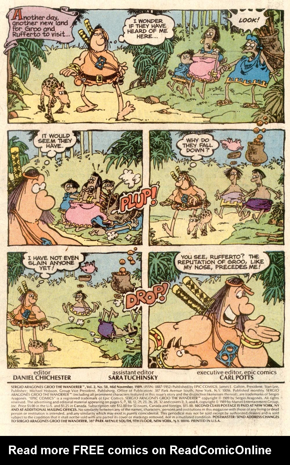 Read online Sergio Aragonés Groo the Wanderer comic -  Issue #58 - 2