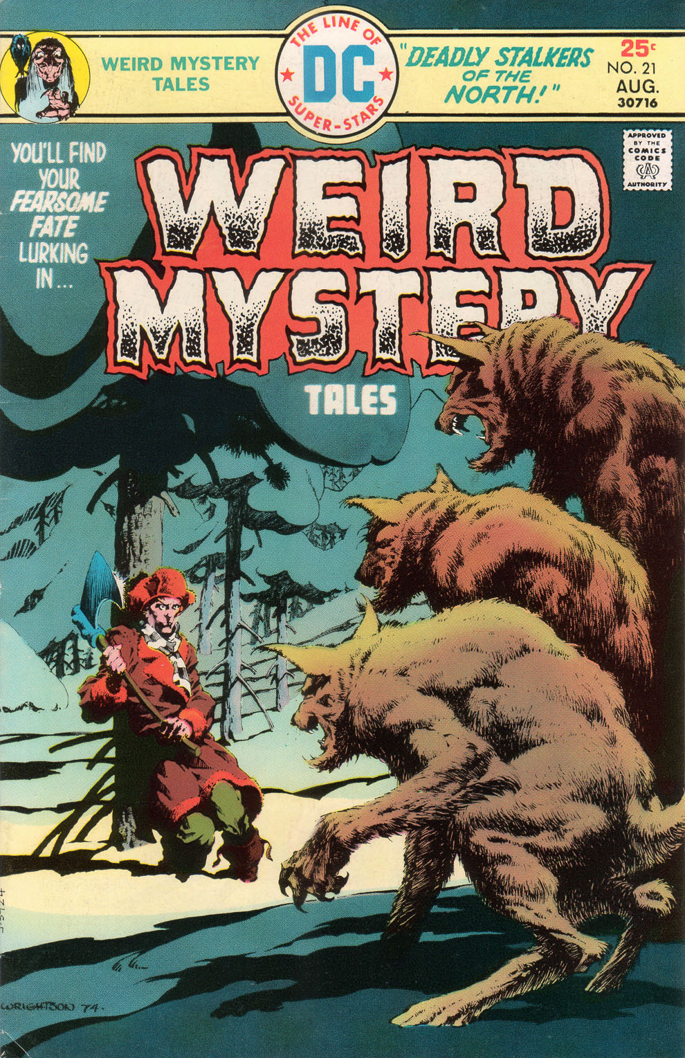 Read online Weird Mystery Tales comic -  Issue #21 - 1