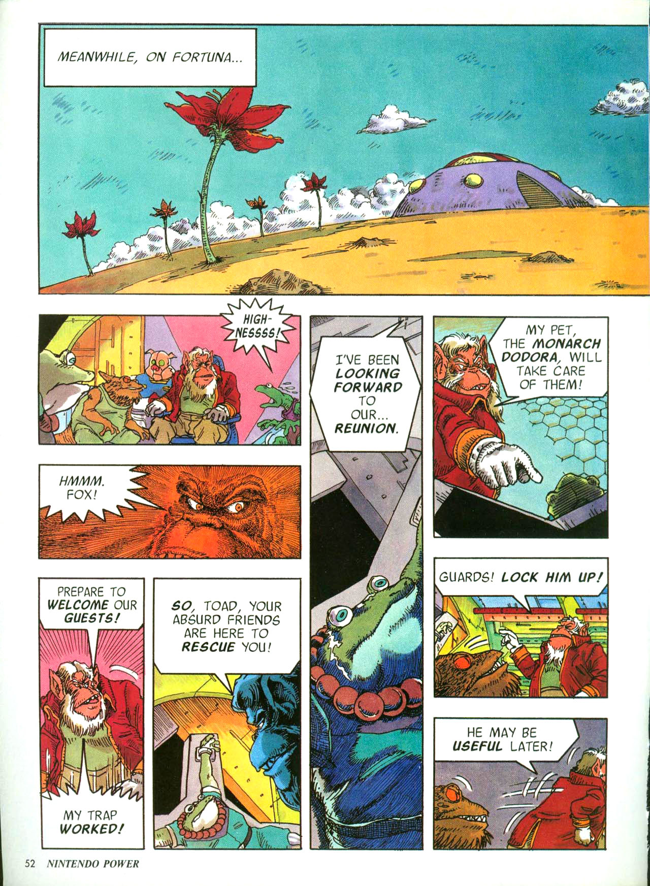 Read online Nintendo Power comic -  Issue #52 - 54