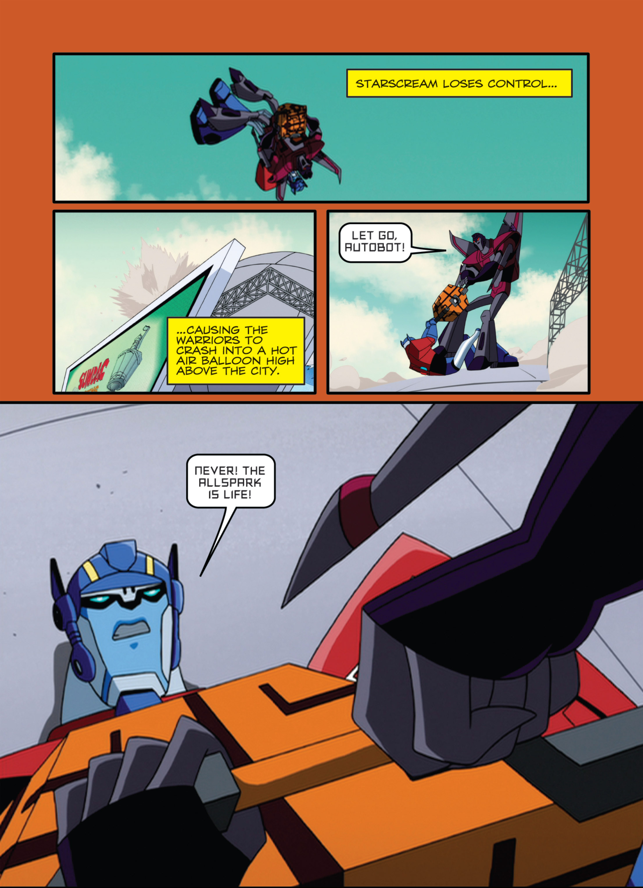 Read online Transformers Animated comic -  Issue #1 - 110