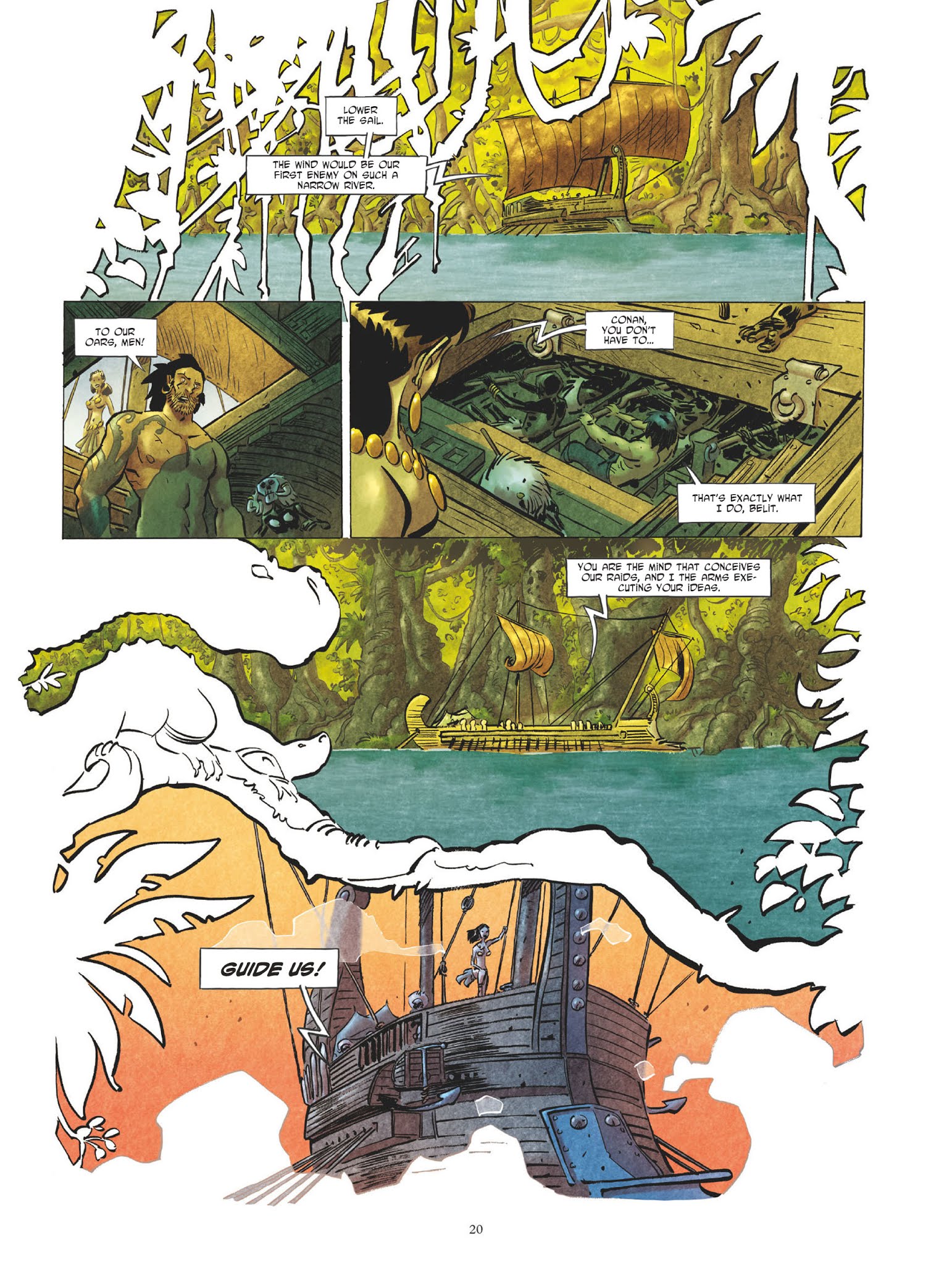 Read online Conan le Cimmérien - La Reine de la côte noire comic -  Issue #1 - 21