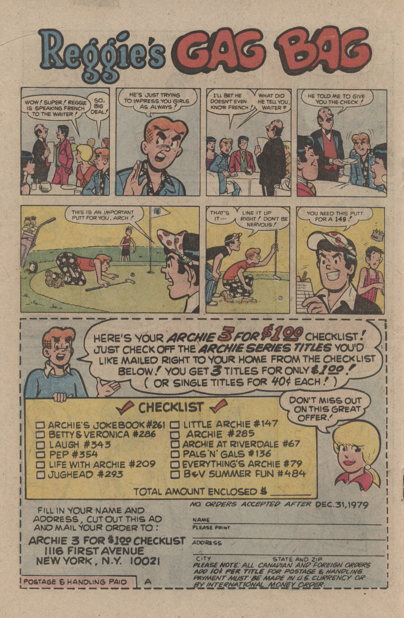 Read online Reggie and Me (1966) comic -  Issue #117 - 18