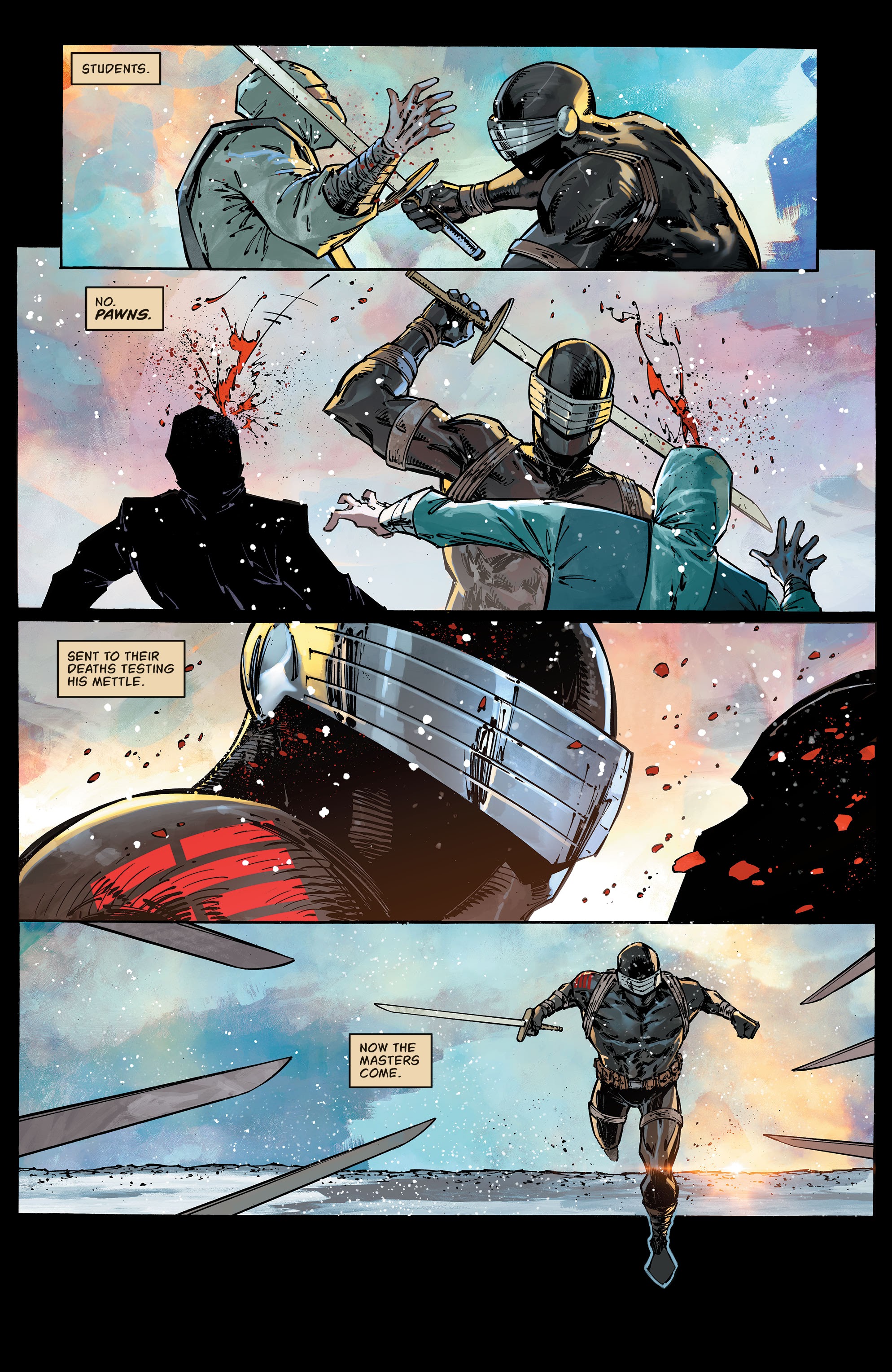 Read online Snake Eyes: Deadgame comic -  Issue #1 - 16