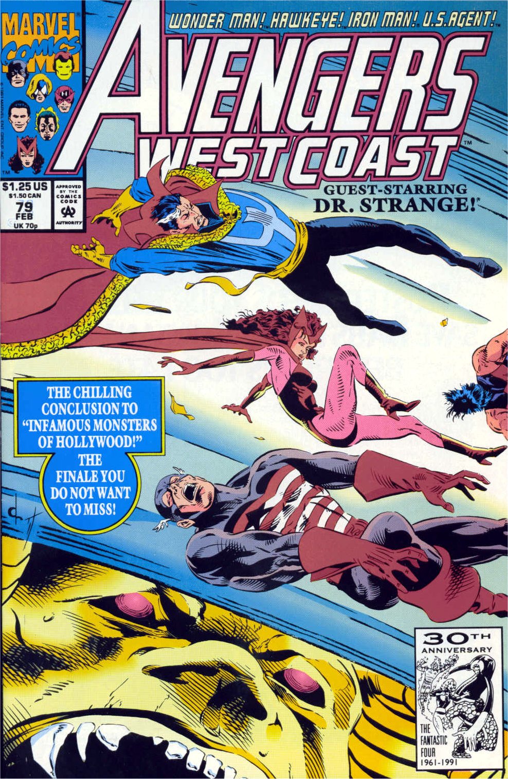 Read online Avengers West Coast (1989) comic -  Issue #79 - 1