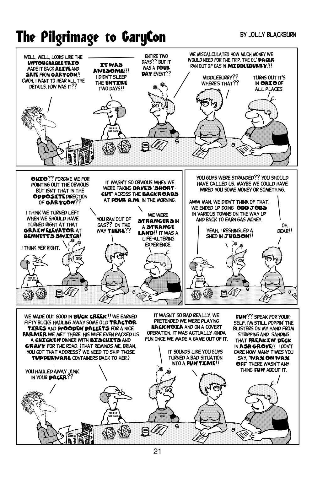 Read online Knights of the Dinner Table comic -  Issue #21 - 23