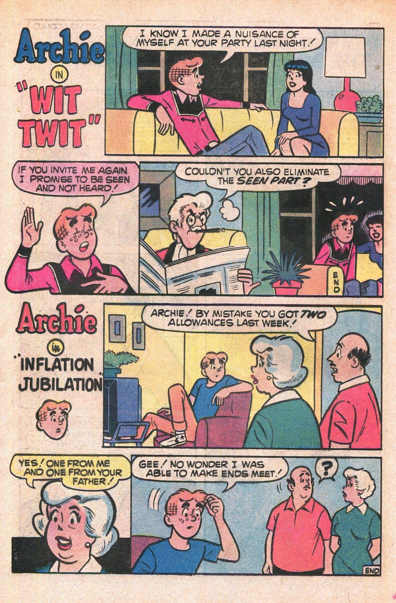 Read online Archie's Joke Book Magazine comic -  Issue #283 - 16