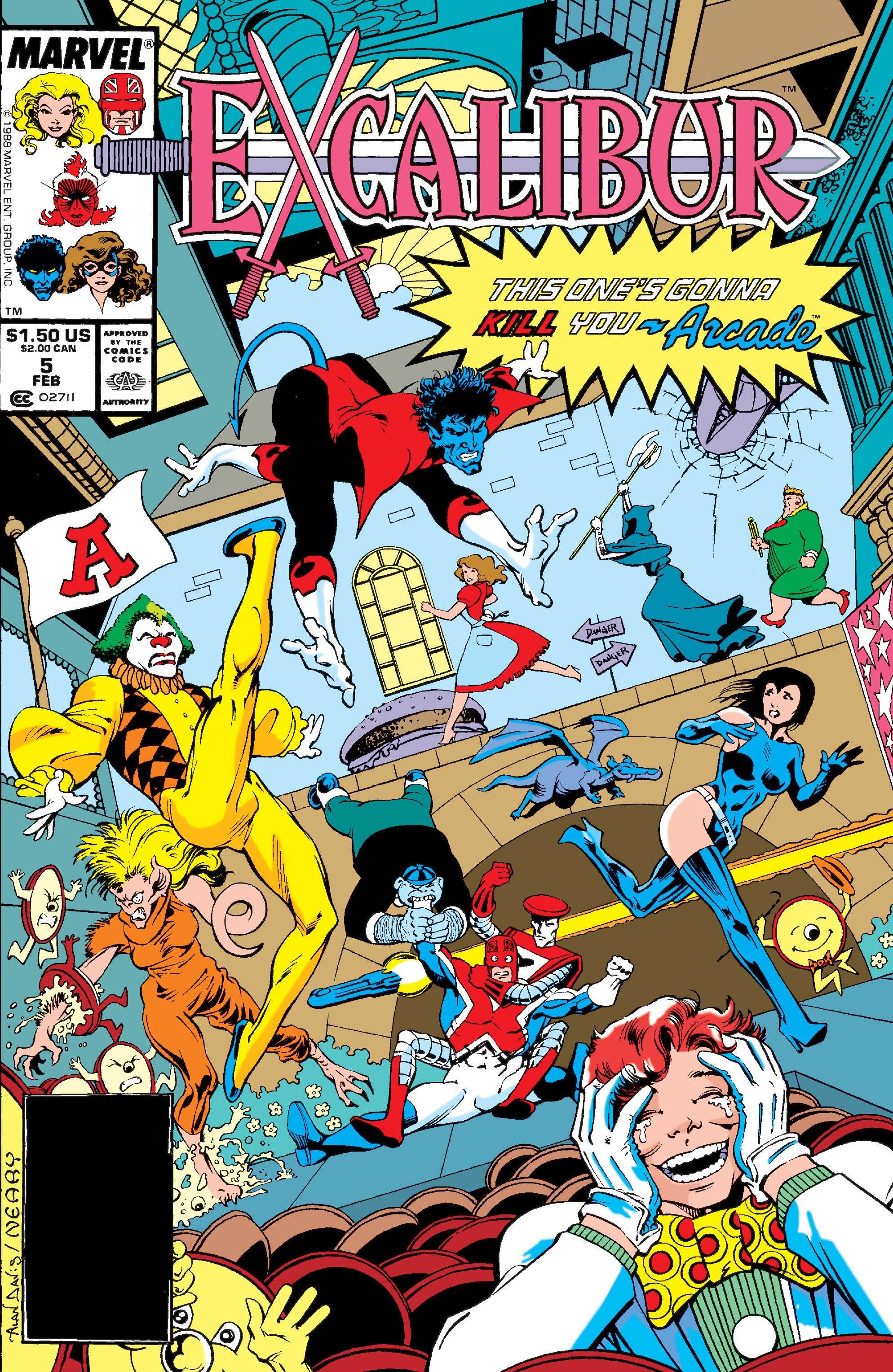 Read online Excalibur (1988) comic -  Issue #5 - 1