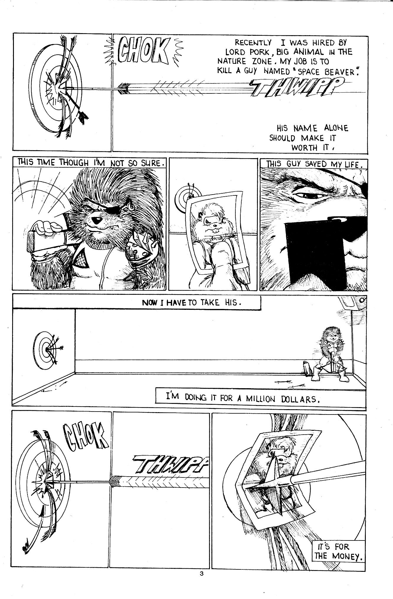 Read online Space Beaver comic -  Issue #4 - 5