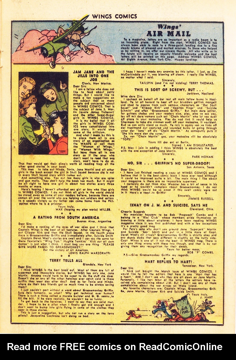 Read online Wings Comics comic -  Issue #34 - 33