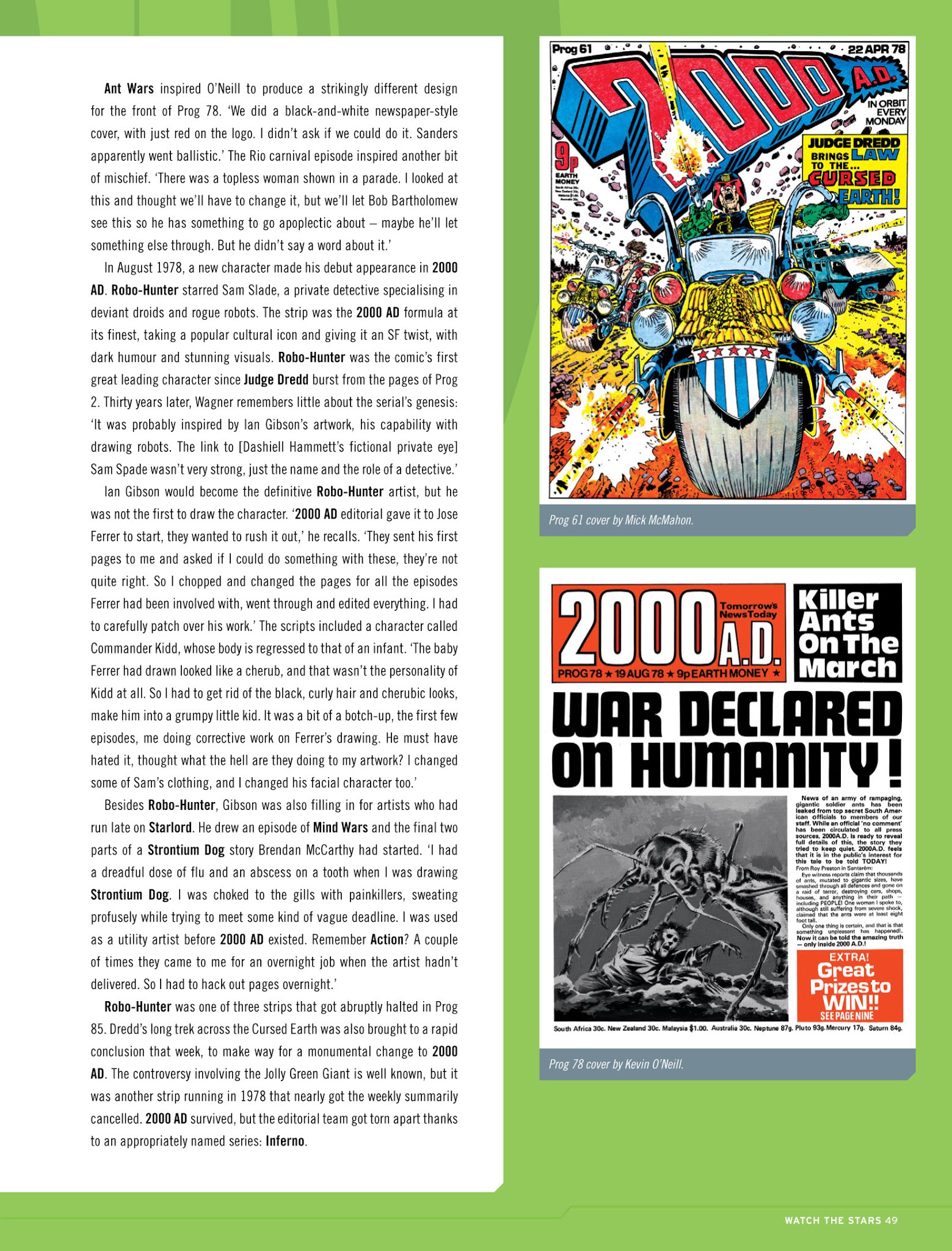 Read online Thrill-Power Overload: Forty Years of 2000 AD: Revised, Updated and Expanded! comic -  Issue # TPB (Part 1) - 50