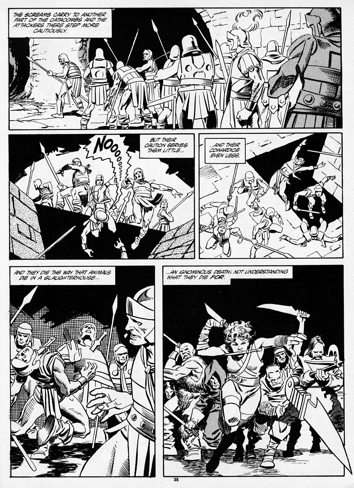 Read online The Savage Sword Of Conan comic -  Issue #186 - 37