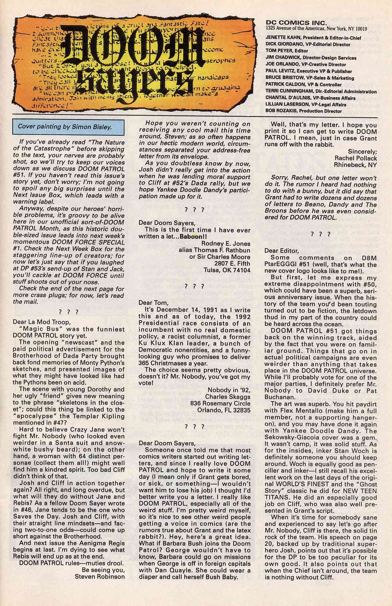 Read online Doom Patrol (1987) comic -  Issue #57 - 41