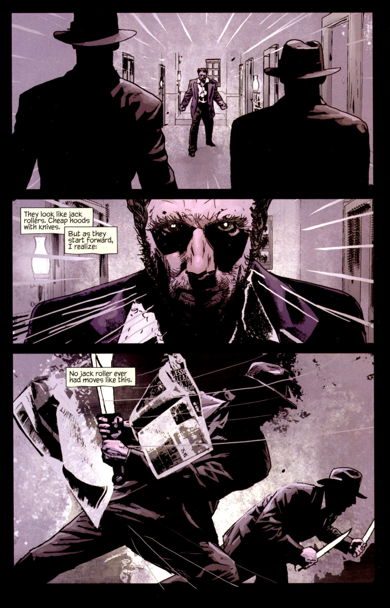 Read online Wolverine Noir comic -  Issue #1 - 21