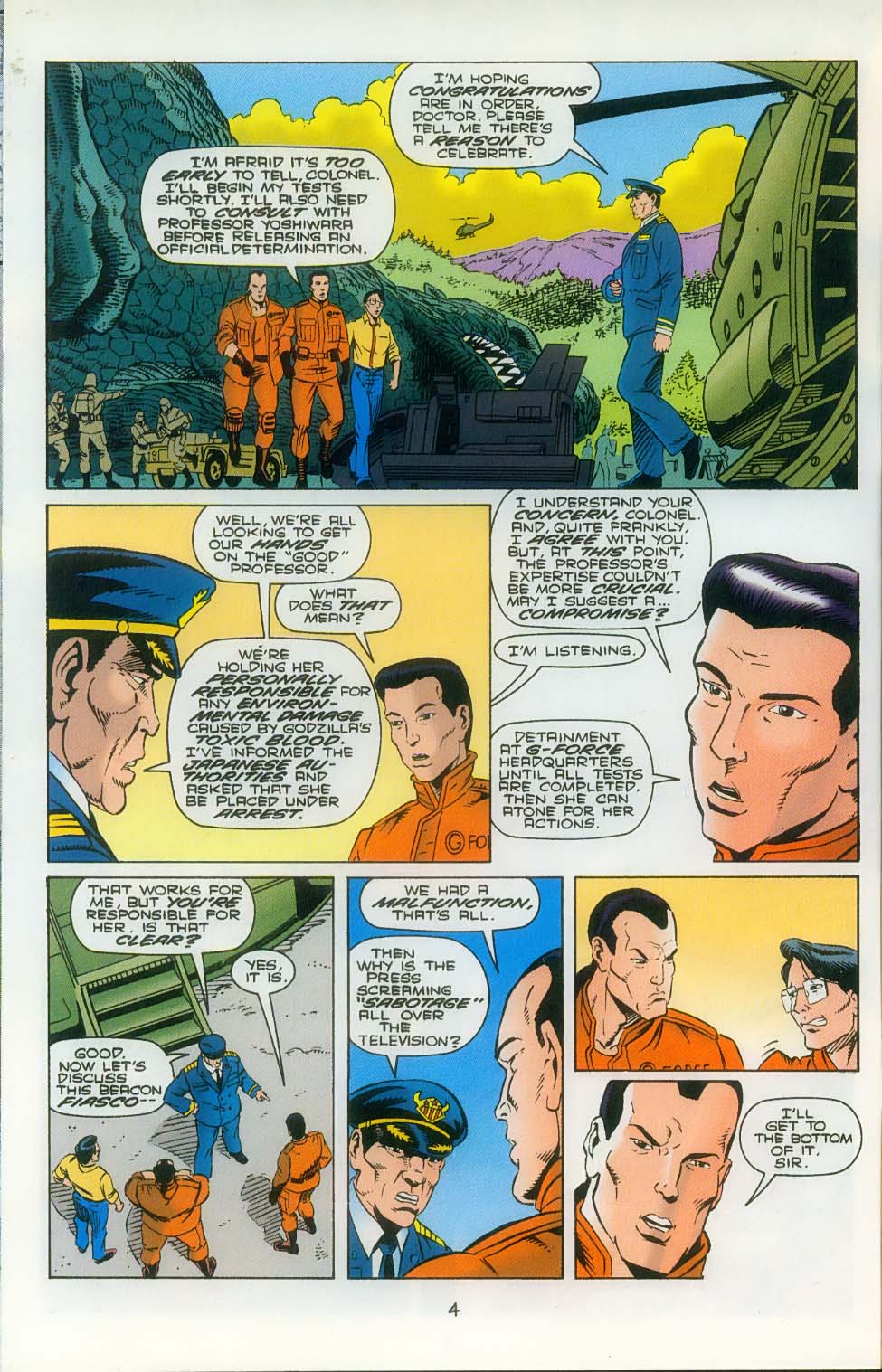 Read online Godzilla (1995) comic -  Issue #3 - 6