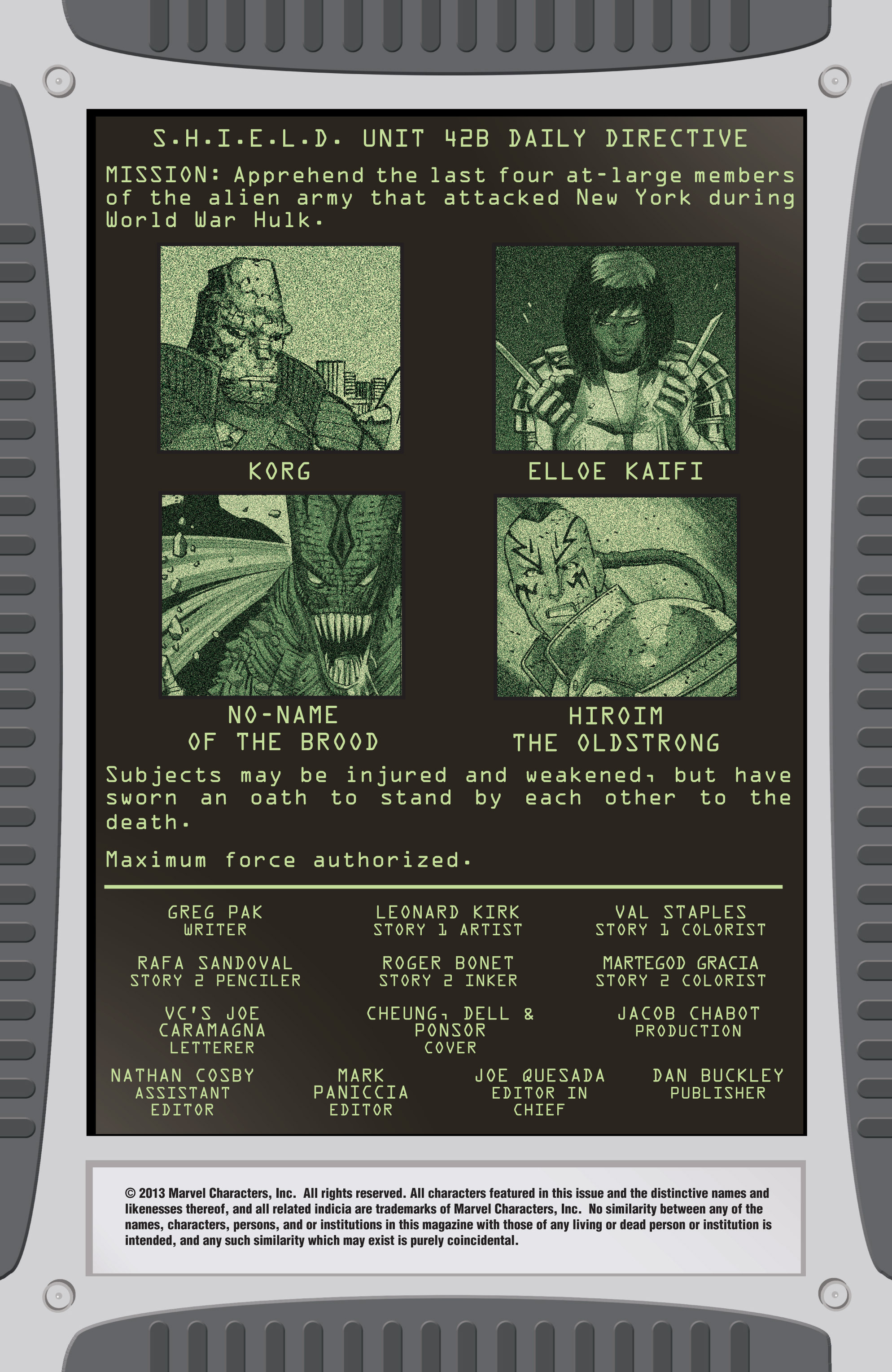 Read online World War Hulk Aftersmash: Warbound, Vol. 1 comic -  Issue #1 - 2