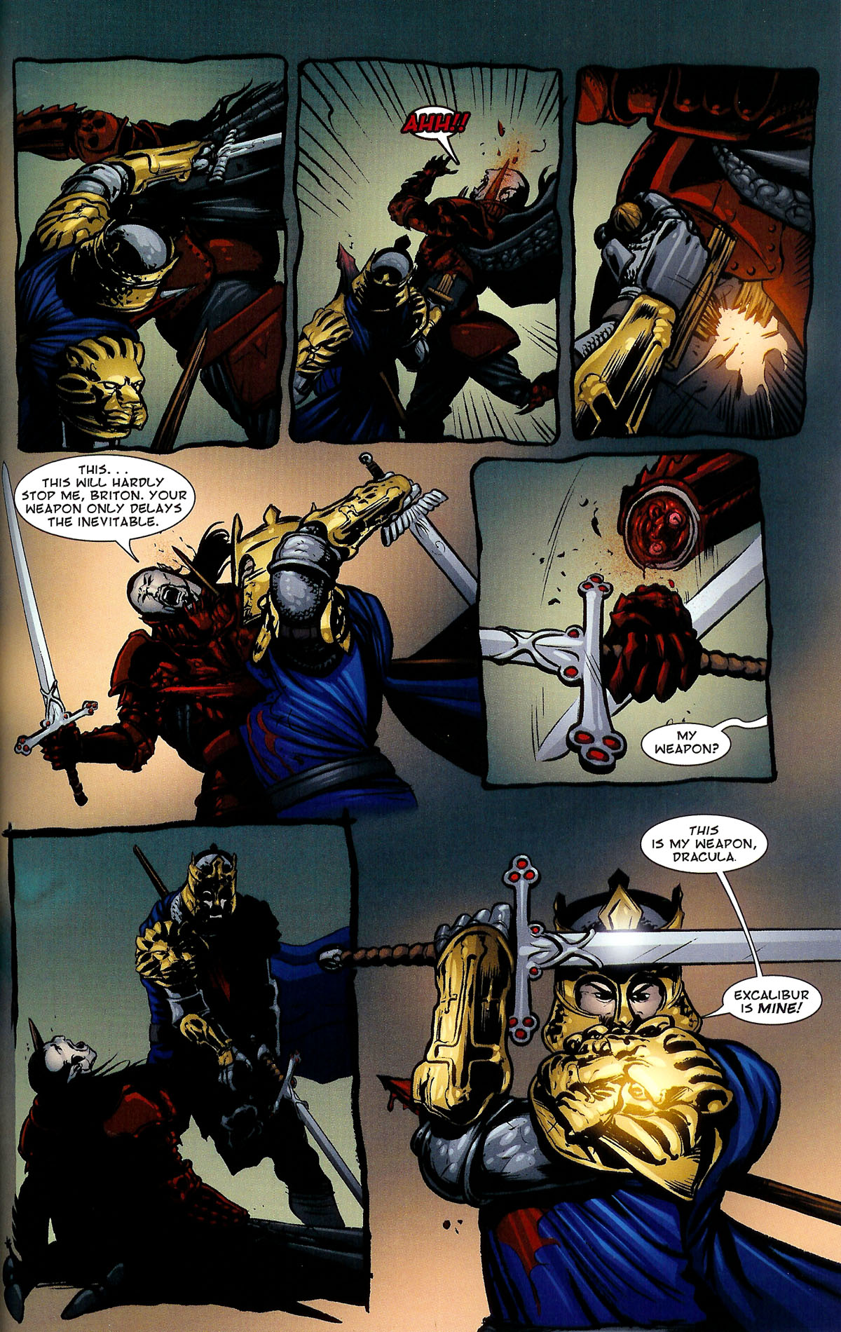 Read online Dracula vs King Arthur comic -  Issue #4 - 59