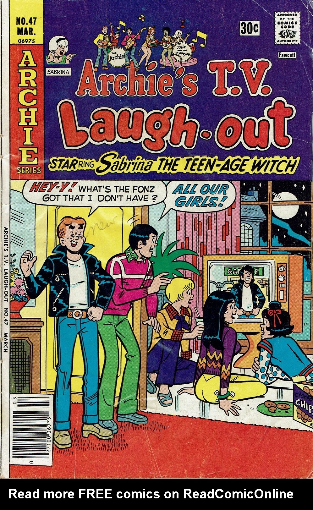 Read online Archie's TV Laugh-Out comic -  Issue #47 - 1