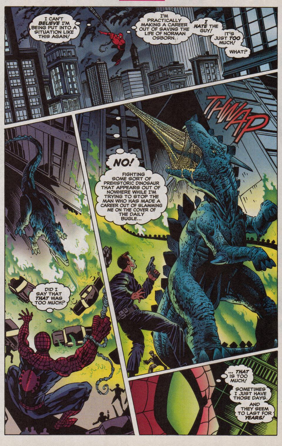 Read online Spider-Man (1990) comic -  Issue #96 - Web of Despair - 17