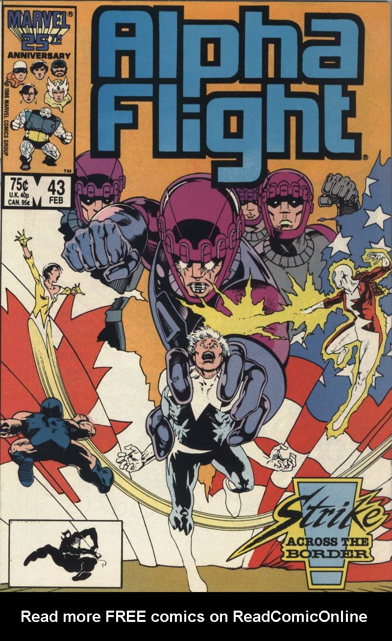 Read online Alpha Flight (1983) comic -  Issue #43 - 1