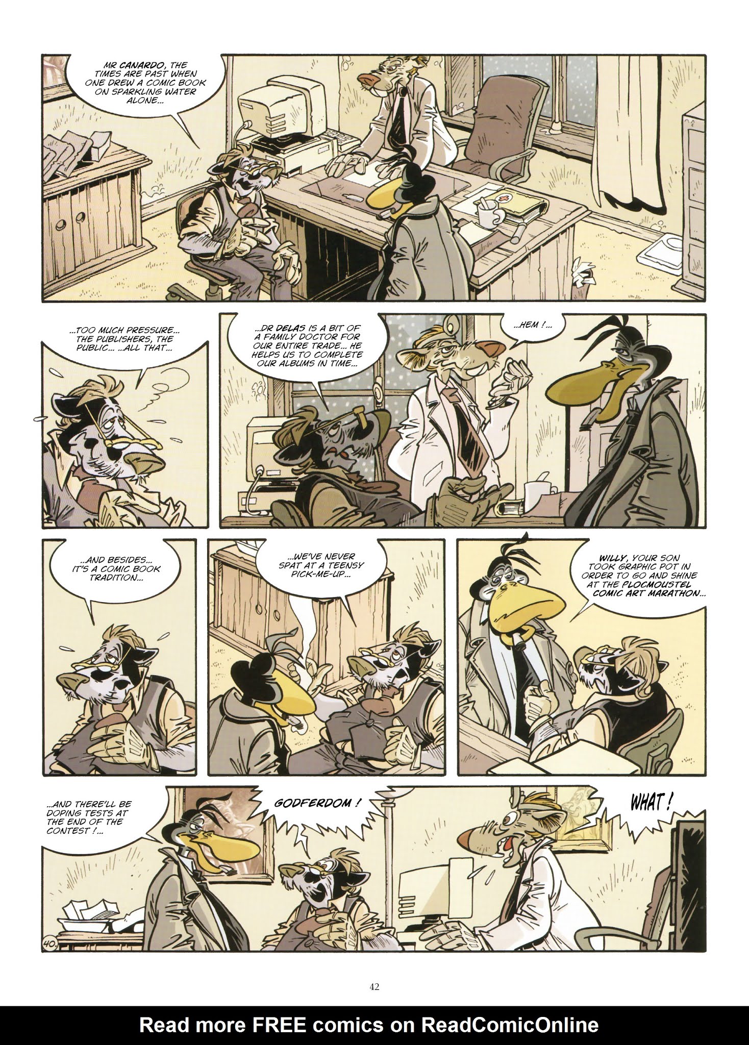 Read online Une enquête de l'inspecteur Canardo comic -  Issue #15 - 44