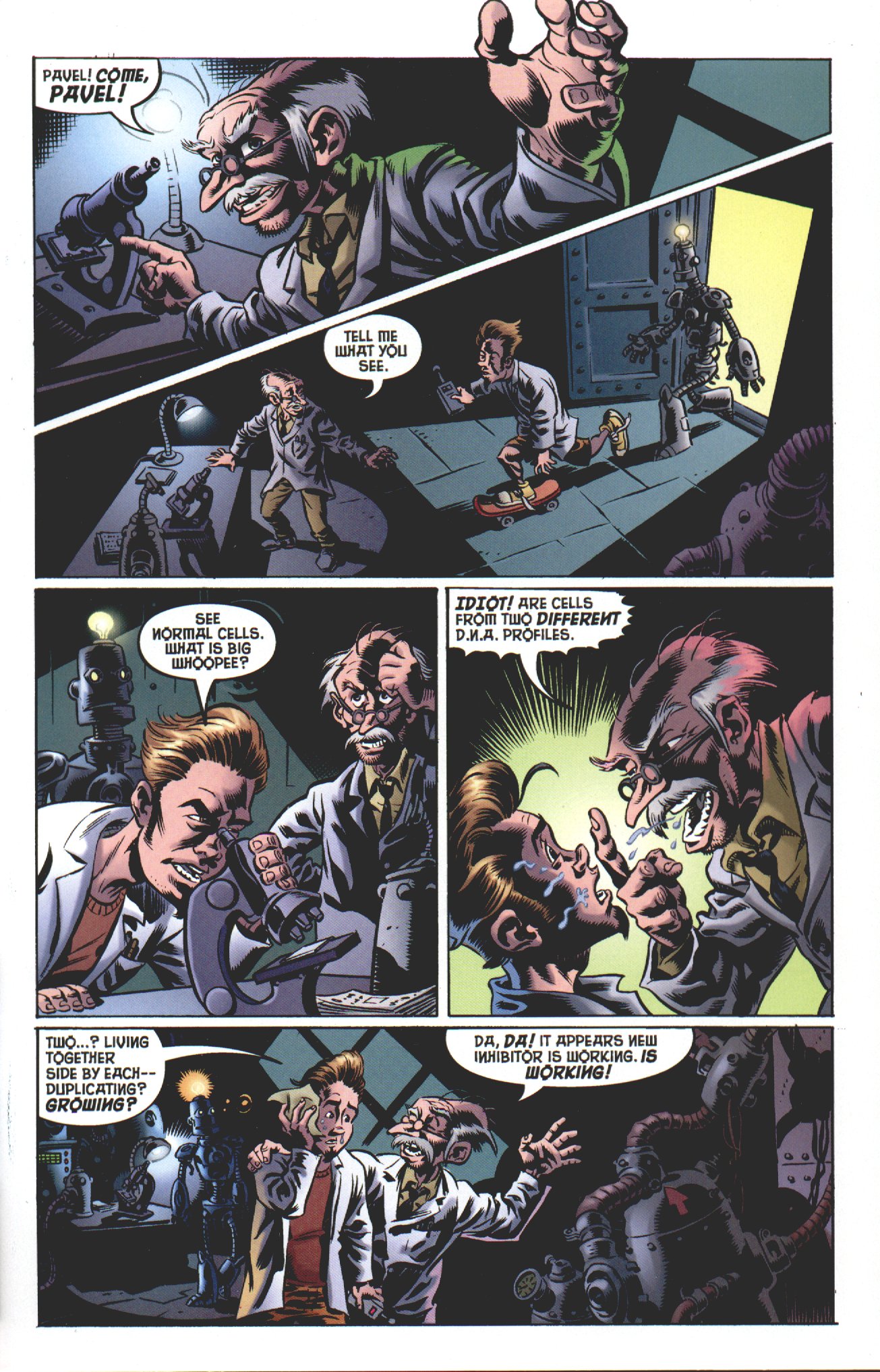 Read online Man With The Screaming Brain comic -  Issue #1 - 5