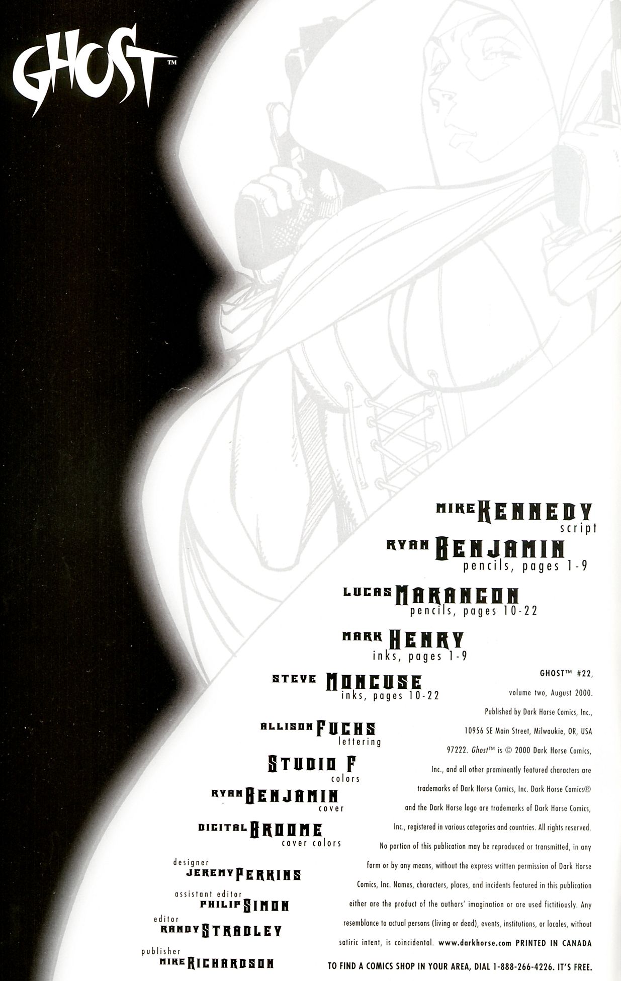 Read online Ghost (1998) comic -  Issue #22 - 2