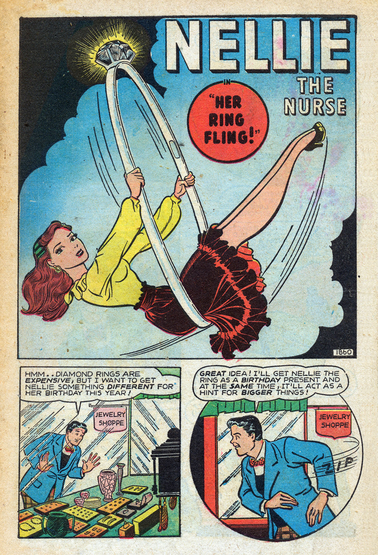 Read online Nellie The Nurse (1945) comic -  Issue #14 - 3