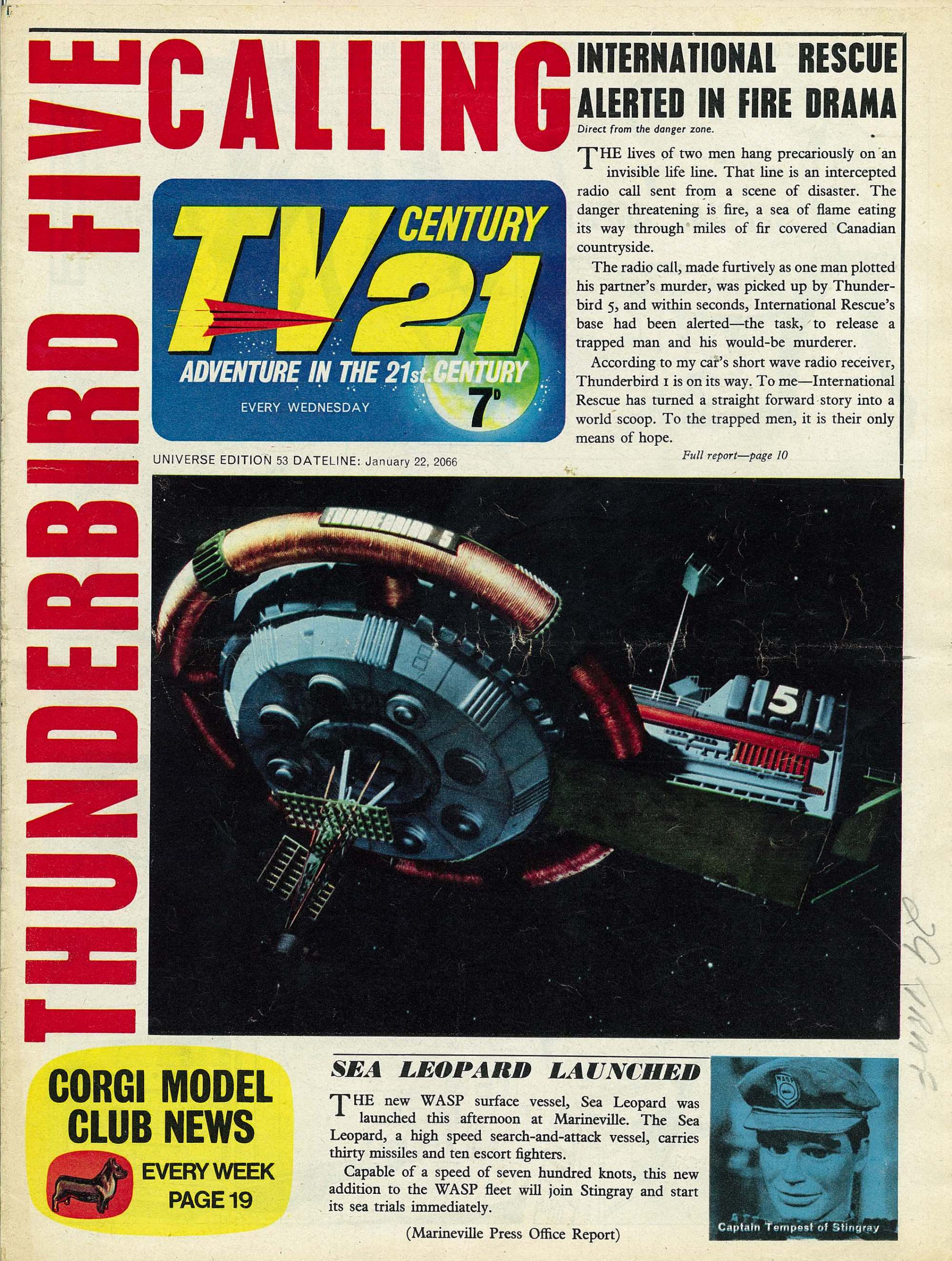 Read online TV Century 21 (TV 21) comic -  Issue #53 - 1