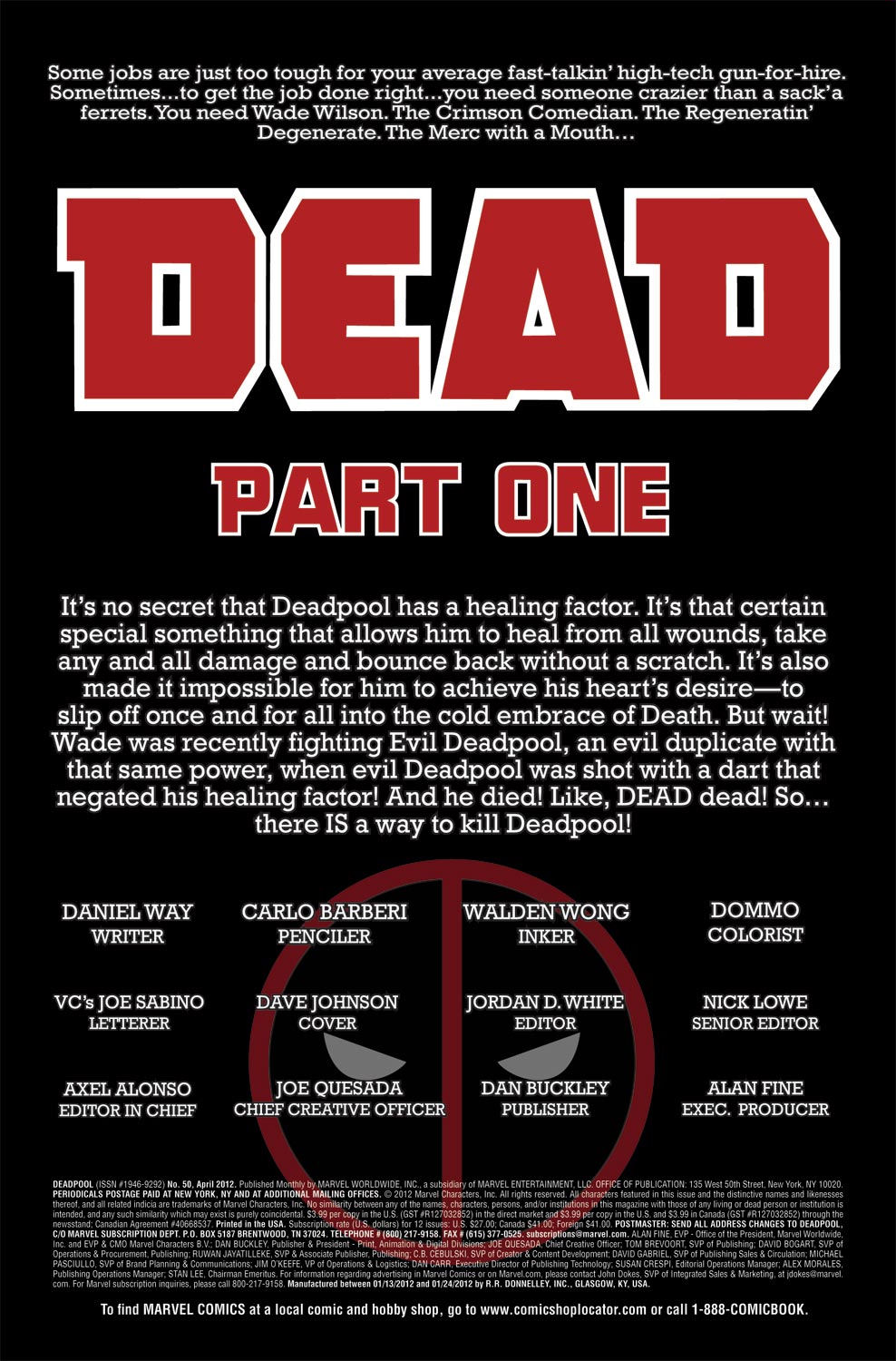 Read online Deadpool (2008) comic -  Issue #50 - 4