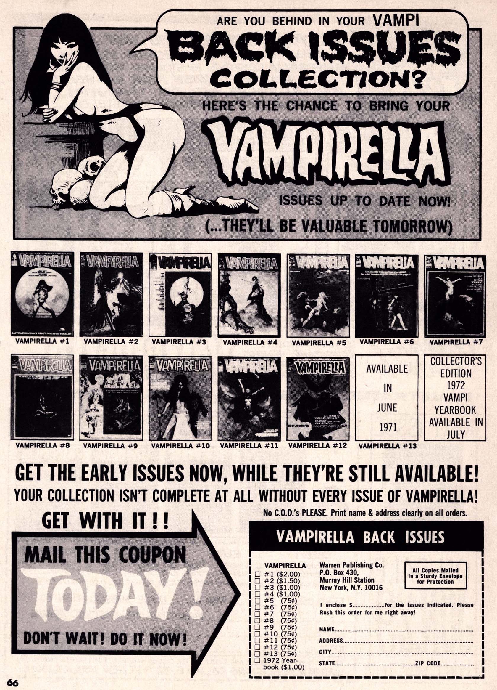 Read online Vampirella (1969) comic -  Issue #12 - 63