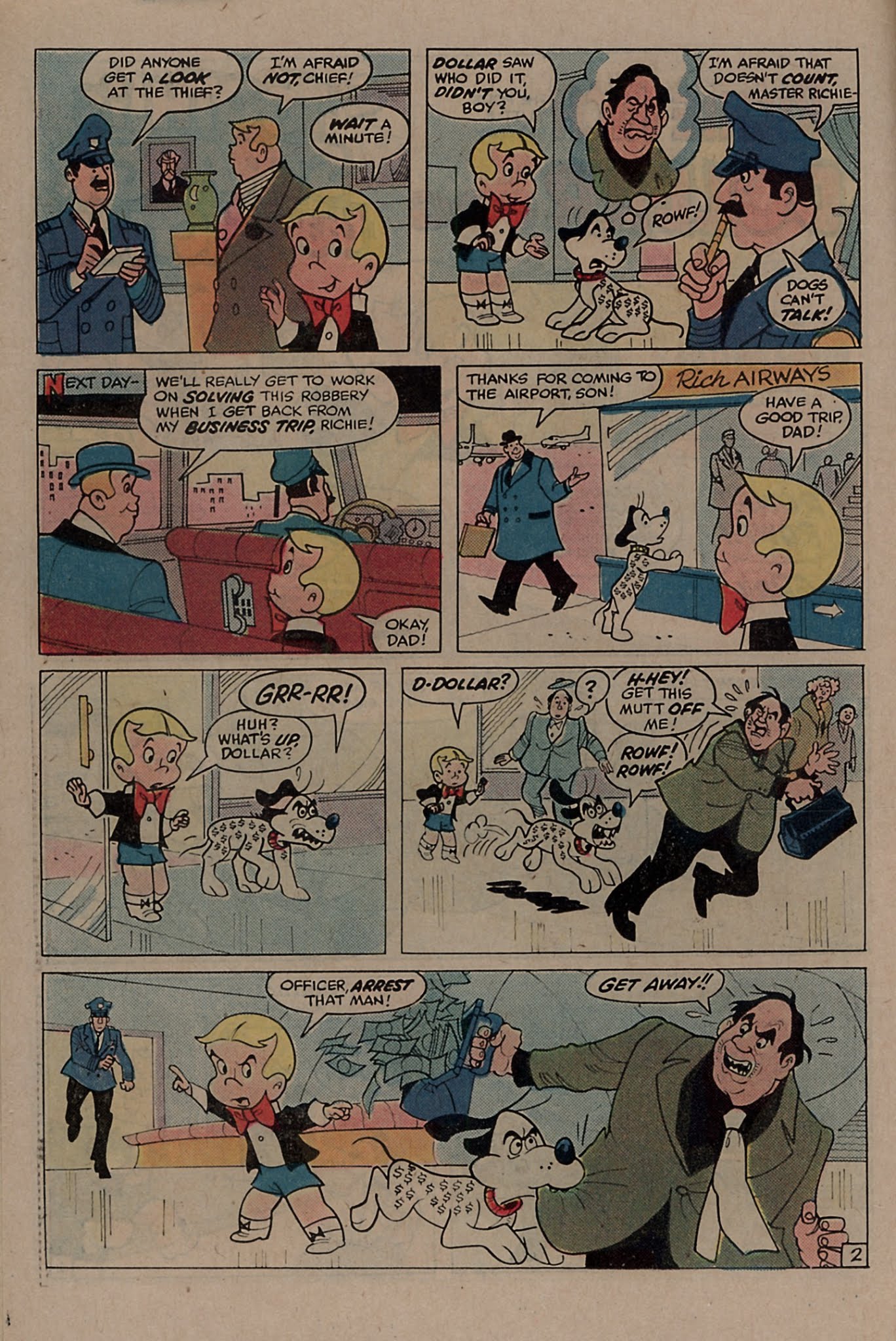 Read online Richie Rich & Dollar the Dog comic -  Issue #18 - 22
