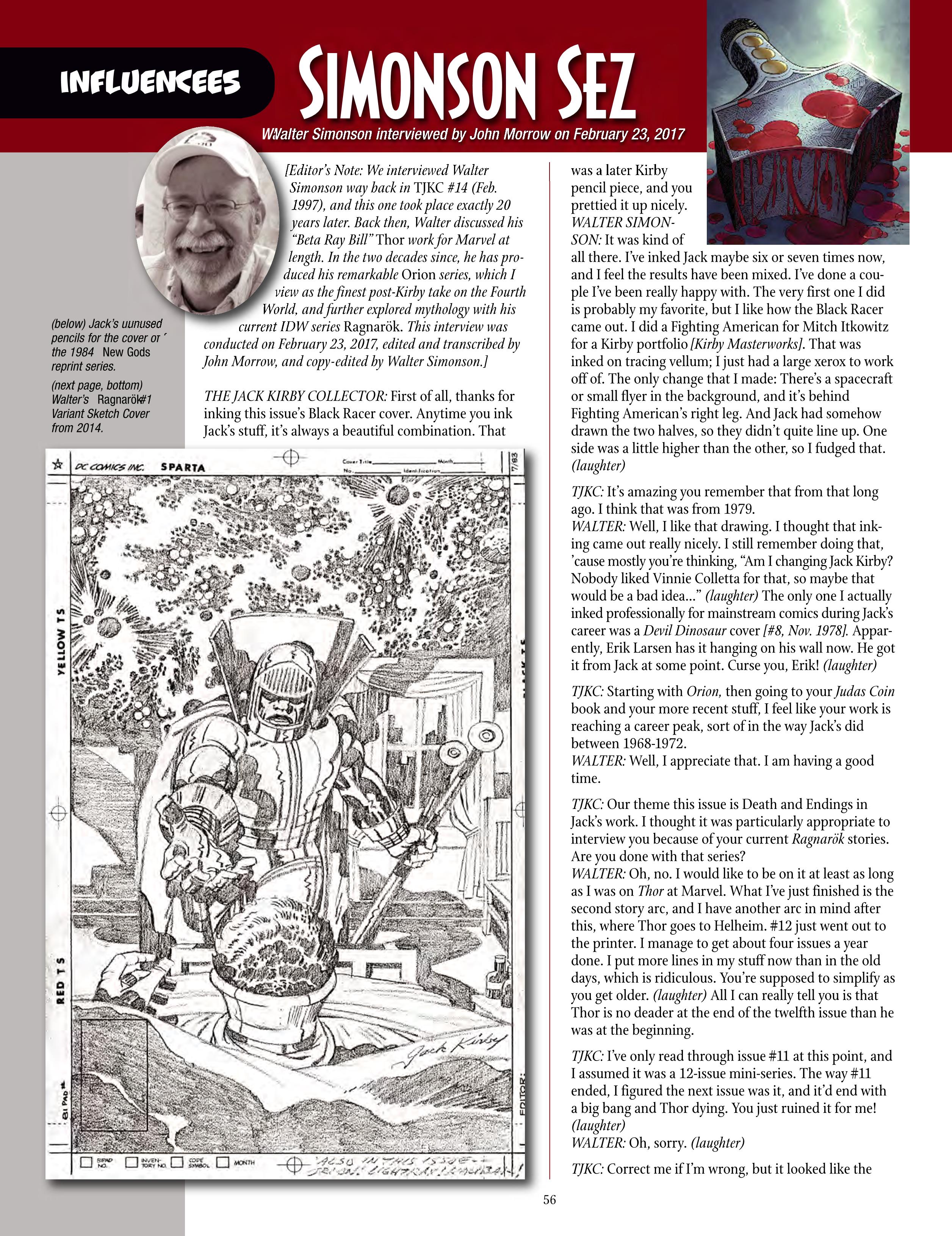 Read online The Jack Kirby Collector comic -  Issue #71 - 58