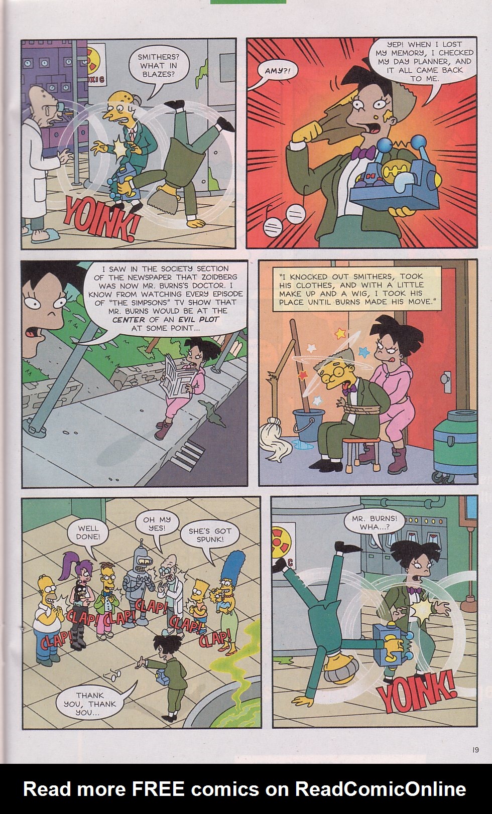 Read online The Futurama/Simpsons Infinitely Secret Crossover Crisis comic -  Issue #2 - 22