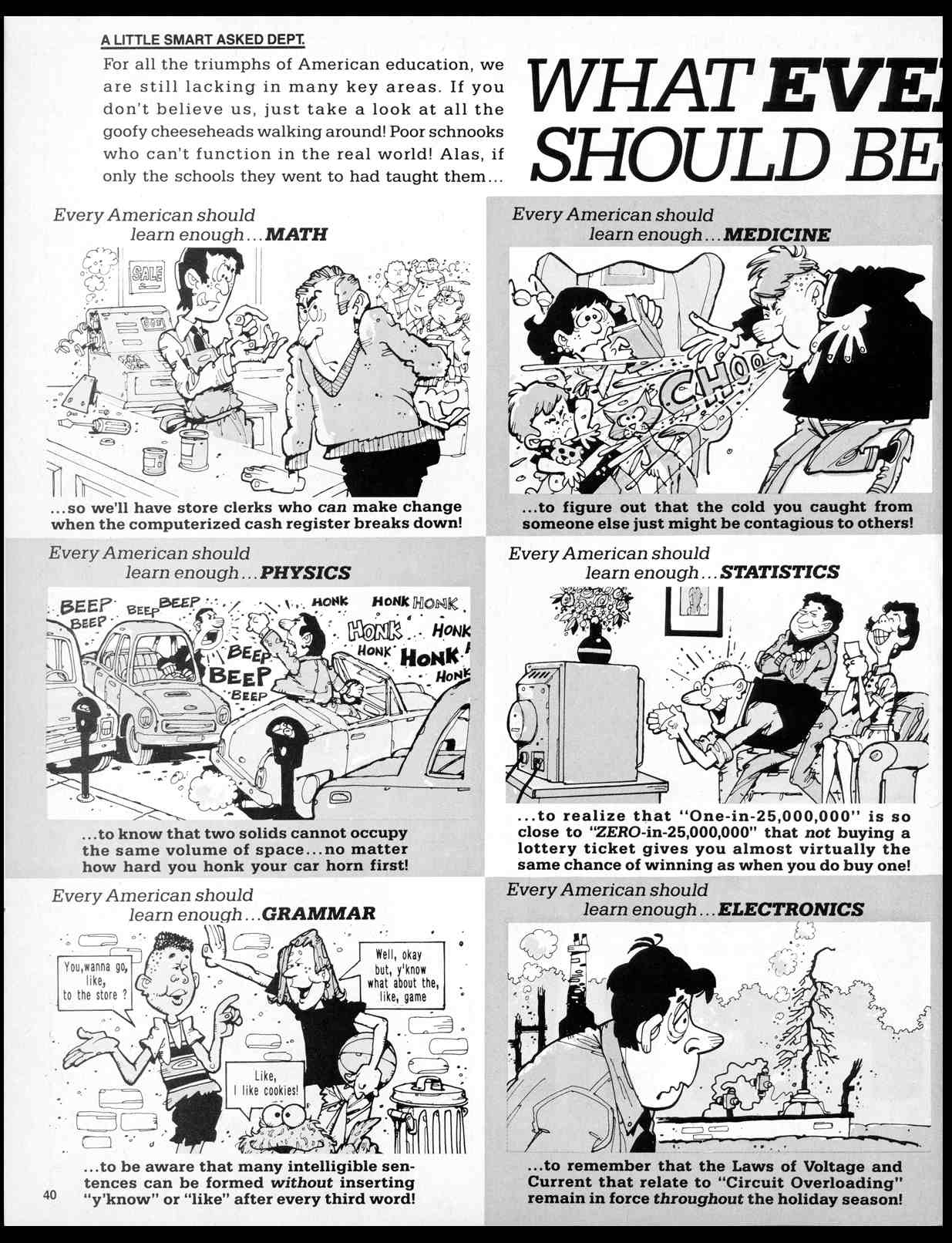 Read online MAD comic -  Issue #299 - 42