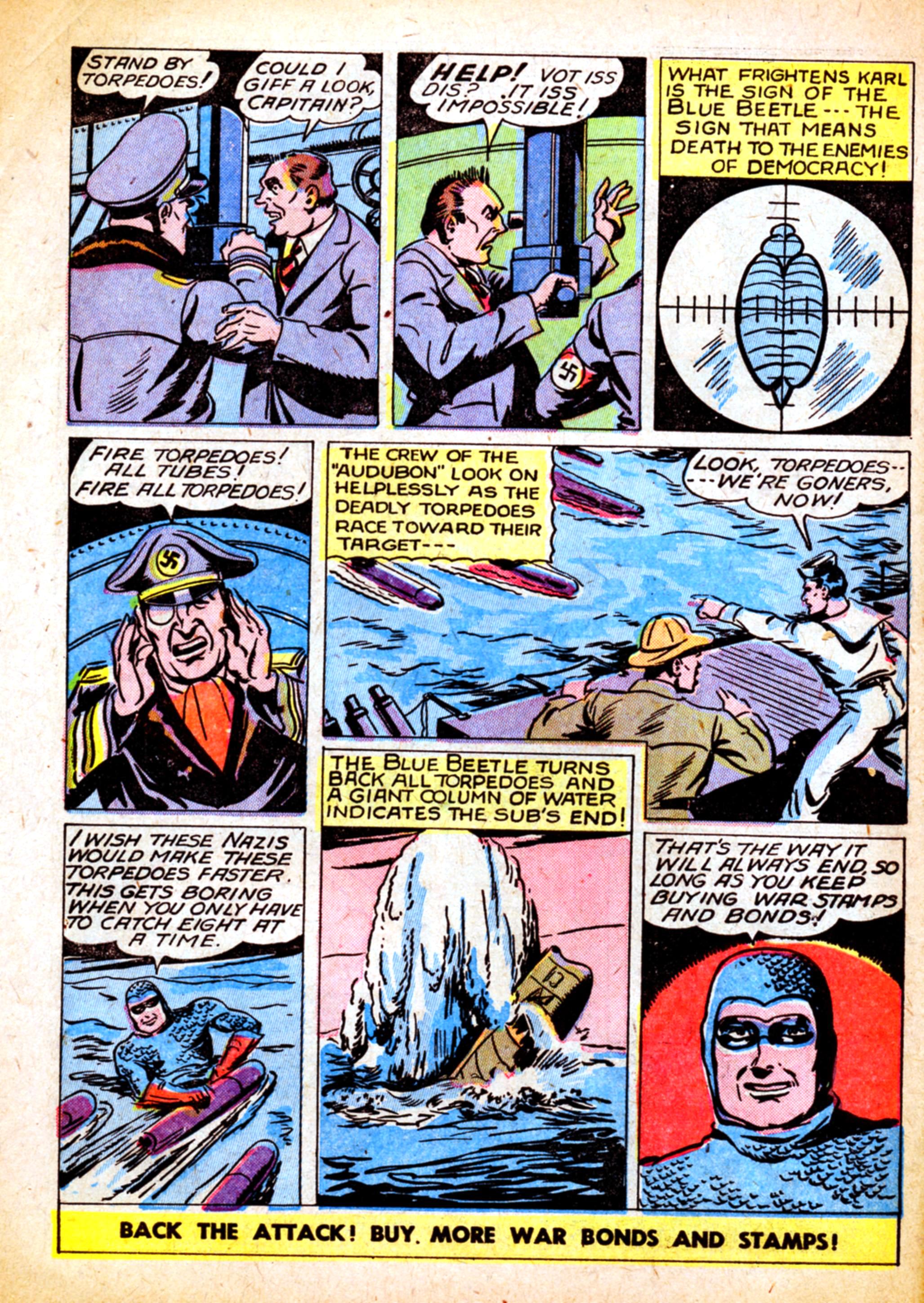 Read online The Blue Beetle comic -  Issue #31 - 12