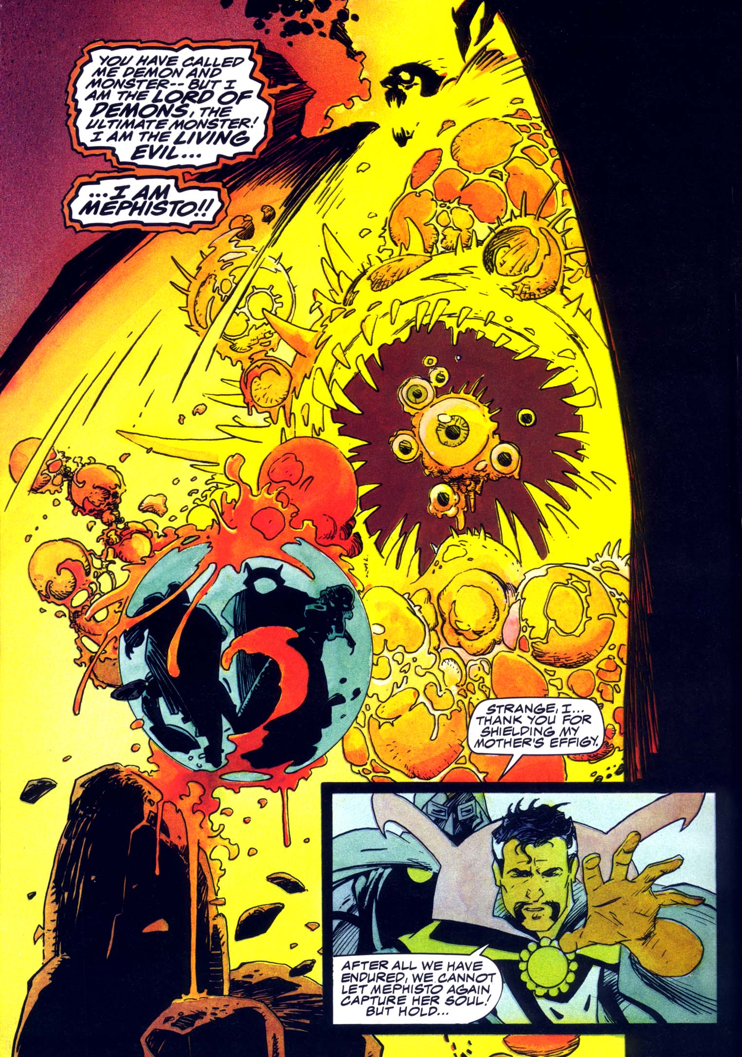 Read online Marvel Graphic Novel comic -  Issue #49 - Doctor Strange & Doctor Doom - Triumph & Torment - 73