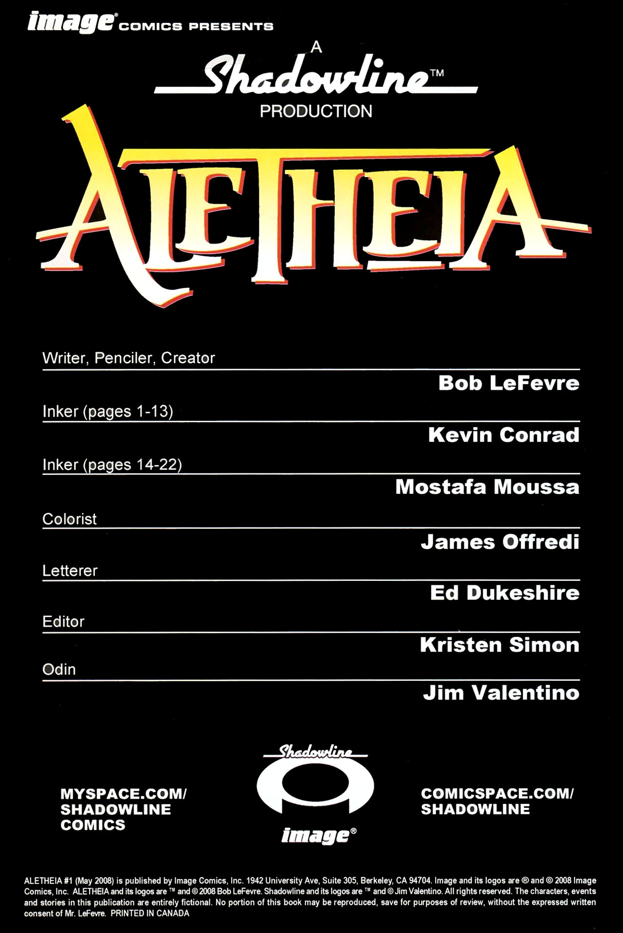 Read online Aletheia comic -  Issue #1 - 2