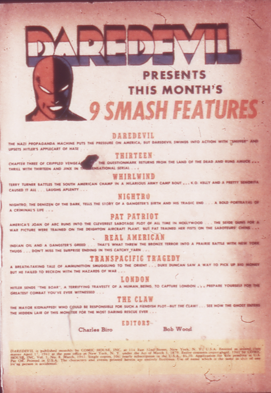 Read online Daredevil (1941) comic -  Issue #8 - 2
